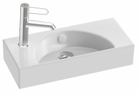 Раковина Jacob Delafon Odeon RG EGO112-55-00 белый - купить онлайн, цена 11 621.18 ₽, стоимость доставки по МСК и РФ от 300 рублей, заказать сейчас! Раковина Jacob Delafon Odeon RG EGO112-55-00 белый - купить за 11 621.18 ₽ в Москве с доставкой по РФ