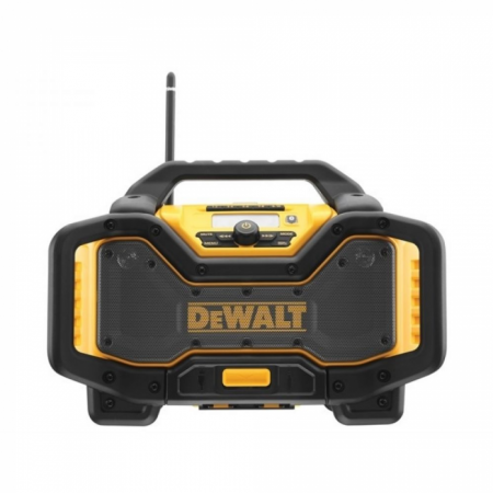 Зарядное устройство с радио DeWalt DCR027-QW - купить онлайн, цена 51 447.06 ₽, стоимость доставки по МСК и РФ от 300 рублей, заказать сейчас! Зарядное устройство с радио DeWalt DCR027-QW купить за 51 447.06 ₽ в Москве с доставкой по РФ